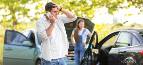 Accidente con auto